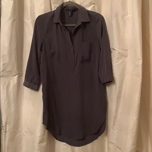 silk blend olive shirt dress! Forever 21!!